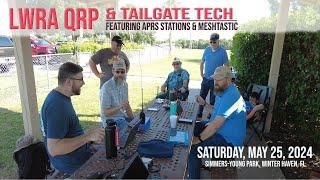 LWRA QRP & Tailgate Tech - Amateur Radio event May 25, 2024 - Simmons Young Park, Winter Haven, FL