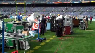 Kellen Clements on the sidelines Jets Chargers