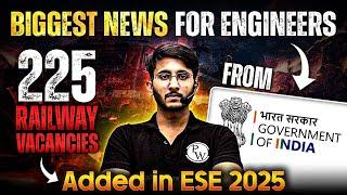 IRMS Recruitment 2024 Through ESE | Total Posts | Big Update | Railway Jobs For Engineering Students