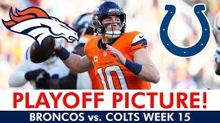 Broncos Playoff Picture After Win vs. Colts + Pat Surtain Injury News & Bo Nix Stats & Highlights