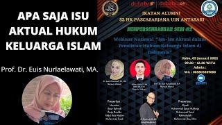 APA SAJA ISU AKTUAL HUKUM KELUARGA ISLAM DI INDONESIA