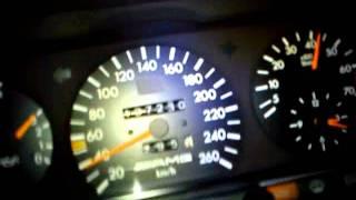 Mercedes 190E 3.2 AMG 0-160 km/h acceleration