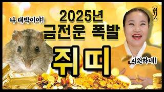 2025년 을사년 금전운 폭발 쥐띠삼재 끝나니 날아가는데?뭐야? 안 좋은게 없네!!!! [해운대 호랑이보살]