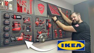 Building a French Cleat Wall HAS NEVER BEEN EASIER with this Genius IKEA HACK!