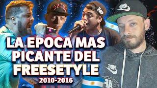 DTOKE REACCIONA A LA EPOCA MÁS PICANTE del FREESTYLE ARGENTINO (2010-2016)