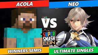 SSC 2023 Top 8 - acola (Steve) Vs. Neo (Corrin) Smash Ultimate Tournament