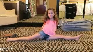 Hayley leblanc final gymnastics evolution (age 2-9)