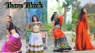 Tharu Tiktok Video 2024 | Tharuni girl's Viral Dance 2080