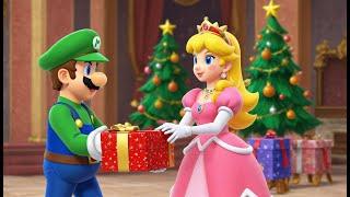 Let's Play Lego Super Mario - Luigi Giving Christmas Gift to Princess Peach Game 40