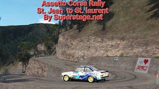 St. Jean - St Laurent, Rally Monte Carlo, Ford Escort MK2, Assetto Corsa