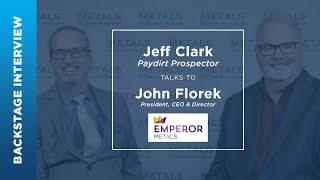 John Florek of Emperor Metals talks to Jeff Clark at Metals Investor Forum | Jan. 2024