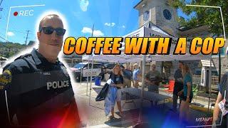 ***NEW Johnny Five 0 content*** -Coffee with a cop - Bootlicker Karen goes running to the police