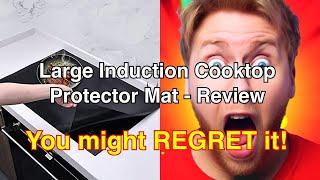 Large induction cooktop protector mat review: protect your stove and cook safely