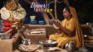 Gujarat Village StyleTraditional Dinner cooking | Bharva Baingan | Village Routine Life In India