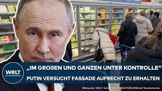 KRIEGSWIRTSCHAFT RUSSLAND: Putin mahnt vor Panik! US-Sanktionen deutlich spürbar für die Bevölkerung