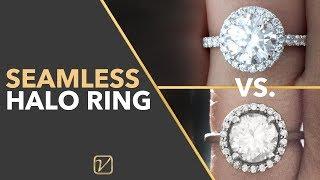 SEAMLESS HALO RING | What is a Seamless Halo Engagement Ring?