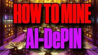 How to Mine AI-DePIN | AIDP Windows and HiveOS