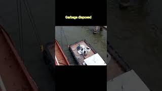 Garbage disposed from ship @S.A.W-Tv-ni-EL2pe #seamanvlog #seamanlife #garbage