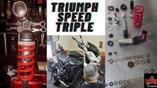 Recuperação amortecedor Triumph speed triple