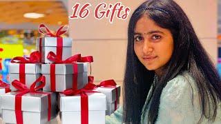 16 Gifts  on her 16th birthday  *Surprise*