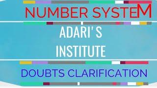 NUMBERS PROBLEMS BY ADARIS INSTITUTE