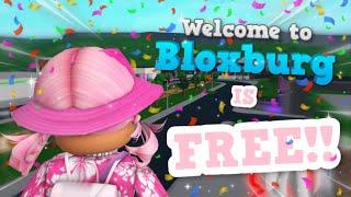 BLOXBURG IS FREE!!!!