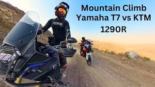 Yamaha Tenere 700 vs KTM 1290 Adventure R | Mountain Climb Challenge