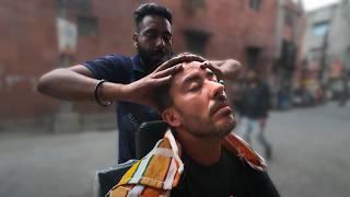 Unbelievable Street Barber Head Massage in Amritsar Will Leave You Tingling! ‍