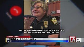 Apex police issue warning after captain is on receiving end of scam call