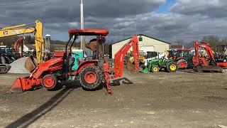 2010 KUBOTA B26 TRACTOR LOADER BACKHOE For Sale