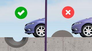 Are potholes less damaging than speed bumps? - beamng drive