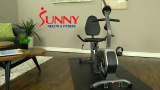 Sunny Health & Fitness SF-RB4616 Easy Adjustable Seat Recumbent Bike