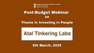 Breakout sessions: Session 2 of DoSE&L: Atal Tinkering Labs (DoSE&L, NITI Aayog)