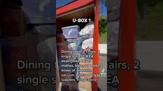 What We Put In 2 UHAUL U-BOX Moving to Texas from CA!