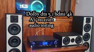 5.1Hdmi 4k Dolby dts Av receiver audio testing