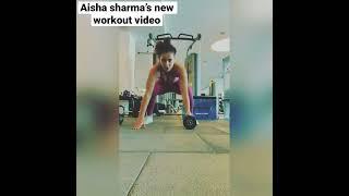 Aisha Sharma’s new workout video #aishasharma #reels #shorts #workout #workoutmotivation