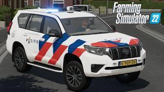 FS22 - Toyota Land Cruiser Politie - POLICE Car mod for Farming Simulator 2022 Roleplay