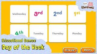 Educational Game | Math | Day of the Week