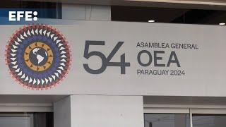 Asamblea General de la OEA se da cita en Paraguay con Haití, Nicaragua y Venezuela entre sus preocup