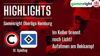 10. Spieltag Gamesright Oberliga Hamburg Highlights Concordia - HSV III