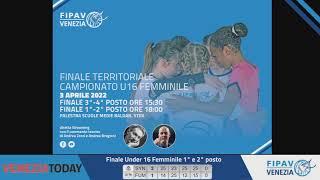 Finale 1° e 2° posto U16 Femminile