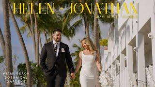 Stunning Tropical Wedding in Miami Beach at Miami Beach Botanical Gardens