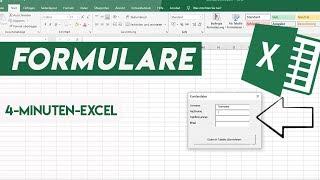 Formulare / UserForm (mit VBA) in Excel [einfach erklärt]