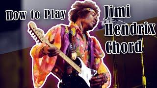 How to play the Jimi Hendrix Chord - Guitar Lesson