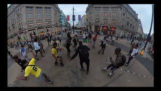 SKATE FLASH MOB IN OXFORD CIRCUS // STREET SKATE