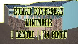 RUMAH KONTRAKAN ||1 LANTAI || 14 PINTU