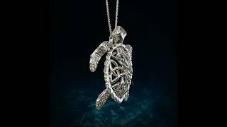 Celtic Sea Turtle Pendant