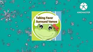 Talking Favor Surround Vamos logo in Snow Globe