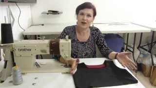 איך תופרים עיבוד/ How to sew a neckline facing