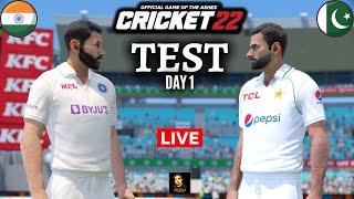 India vs Pakistan Test Match Hardest Difficulty - Cricket 22 Live - RtxVivek | Later RVPL